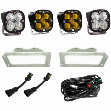 Squadron SAE Amber Fog LED Pocket Light Kit | Baja Designs 447719
